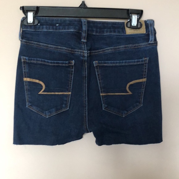 American Eagle Blue Denim Shorts - Picture 2 of 2
